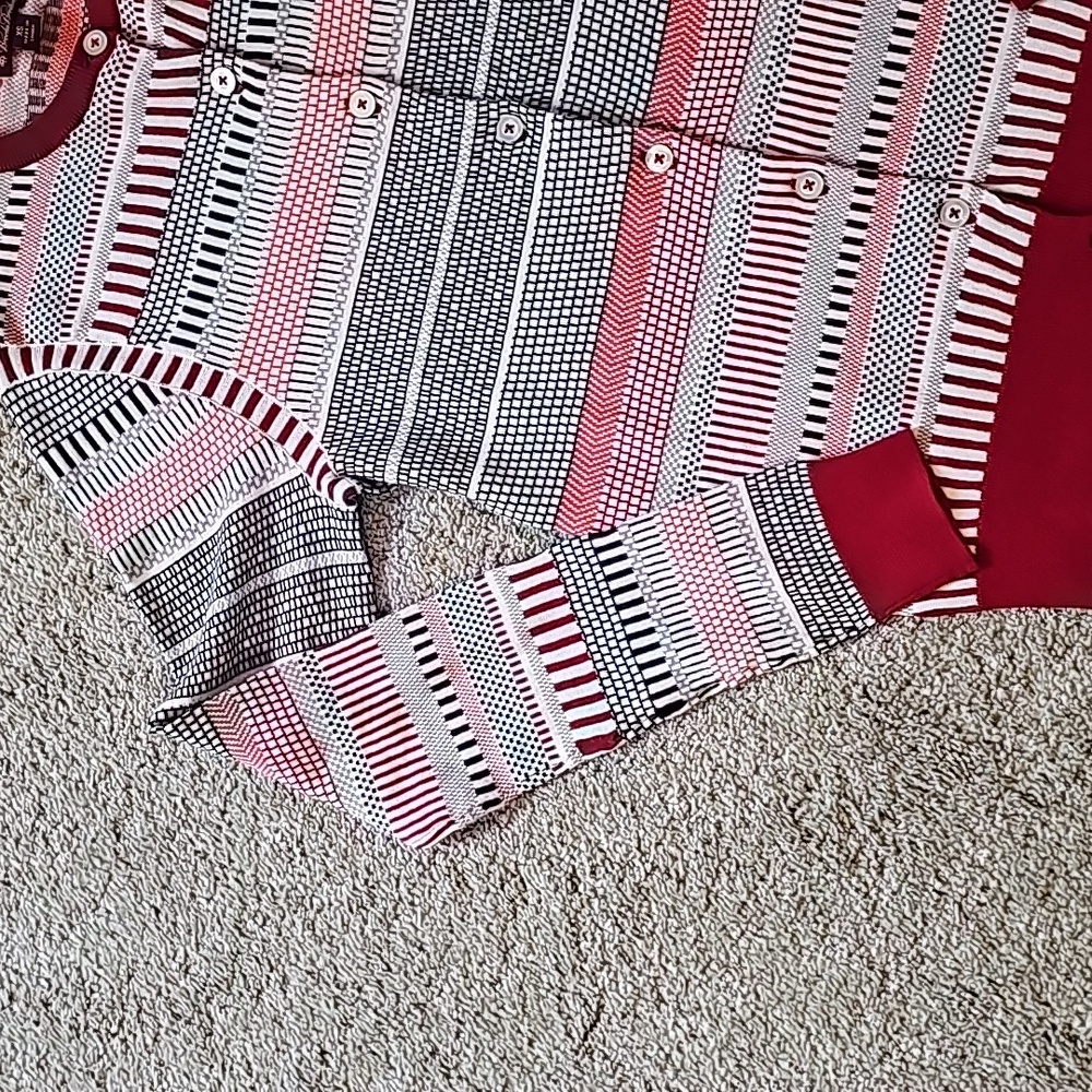 Brooks Brothers Striped Cardigan Sweater Set - Picture 3 of 14